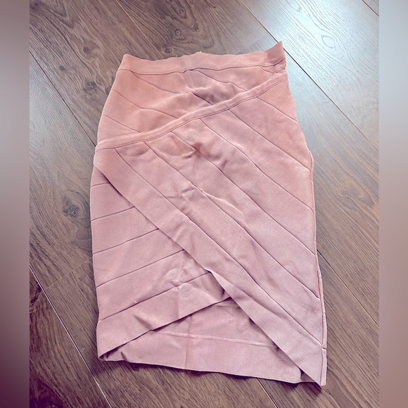 Bebe Bandage Asymmetric Skirt - S - Picture 3 of 7